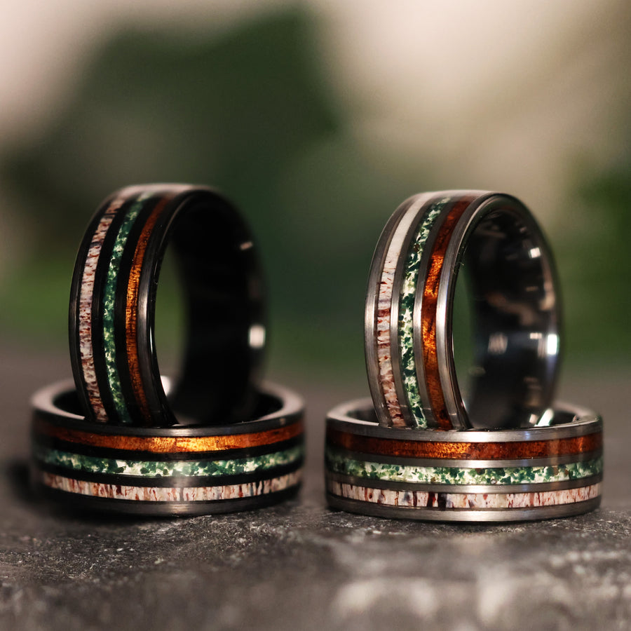 Koa x Elk x Moss Agate