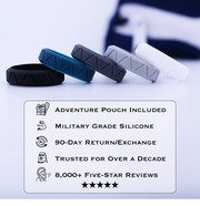 CAVEMAN Silicone Wedding Bands