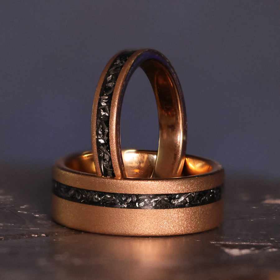 Meteorite Rose Gold Drip