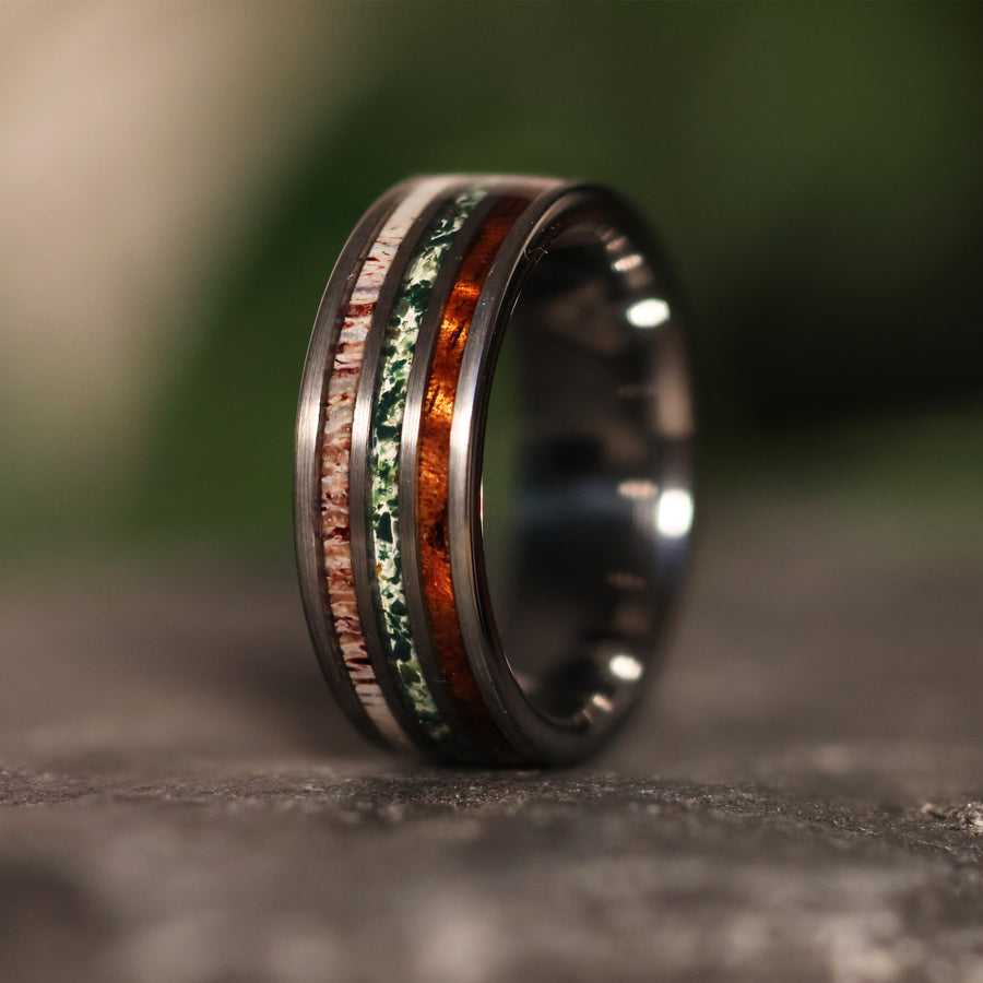 Koa x Elk x Moss Agate