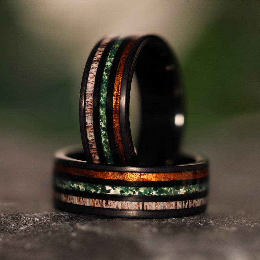 Koa x Elk x Moss Agate