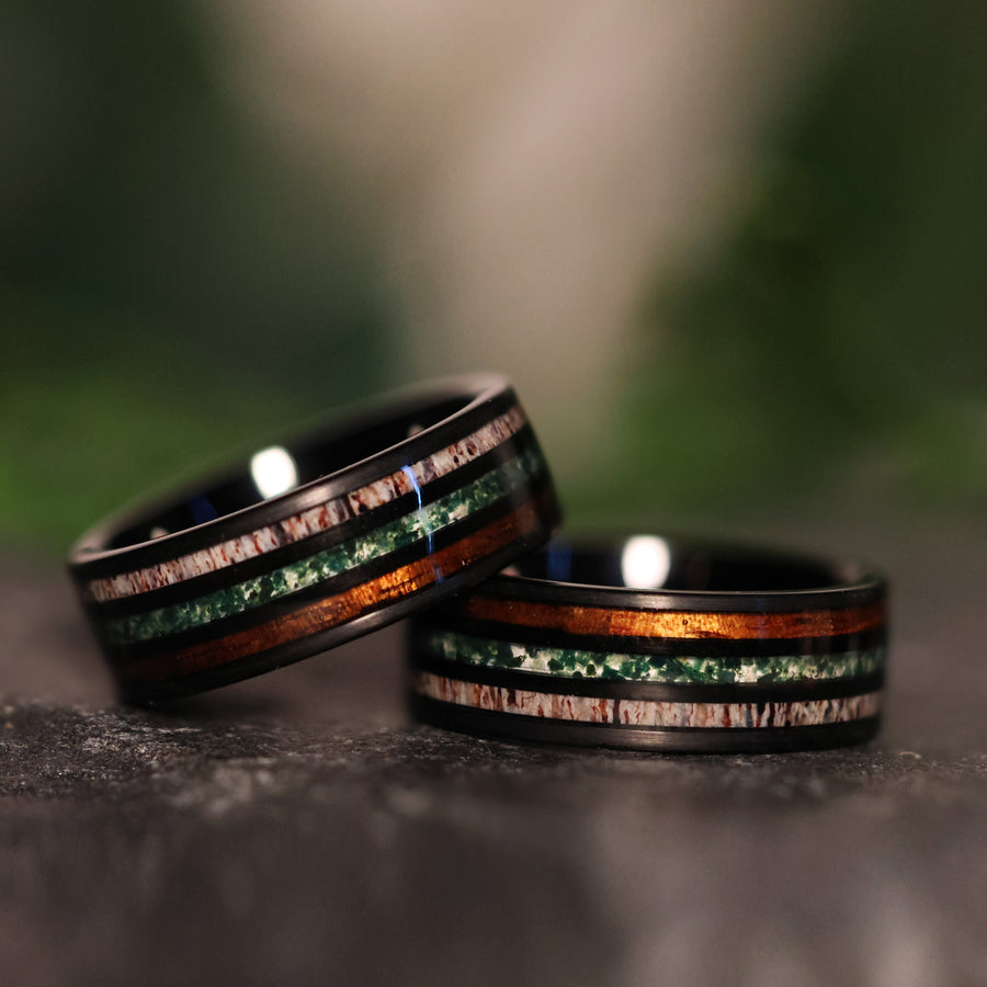 Koa x Elk x Moss Agate